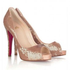 Christian Louboutin Very Privé 120 mm Peeptoe-Pumps Braun Christian Louboutin Very Privé 120 mm Peeptoe-Pumps Braun