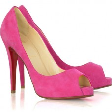 Christian Louboutin Very Privé 120 mm Peeptoe-Pumps, Rosa Christian Louboutin Very Privé 120 mm Peeptoe-Pumps, Rosa
