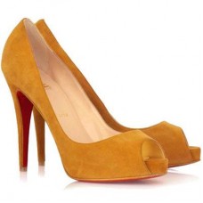 Christian Louboutin Very Privé 120 mm Peeptoe-Pumps Braun Christian Louboutin Very Privé 120 mm Peeptoe-Pumps Braun