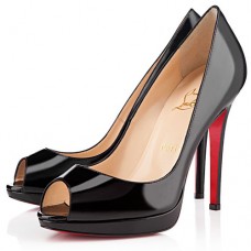 Christian Louboutin Yolanda Spikes 120mm Peep-Toe-Pumps Schwarz Christian Louboutin Yolanda Spikes 120mm Peep-Toe-Pumps Schwarz