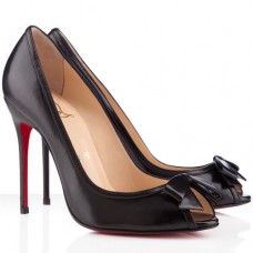Christian Louboutin Milady 100mm Peep-Toe-Pumps Schwarz