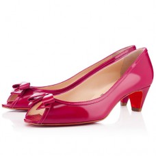 Christian Louboutin Milady 40mm Peep-Toe-Pumps Rosa Christian Louboutin Milady 40mm Peep-Toe-Pumps Rosa