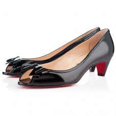 Christian Louboutin Milady 40mm Peep-Toe-Pumps Schwarz Christian Louboutin Milady 40mm Peep-Toe-Pumps Schwarz