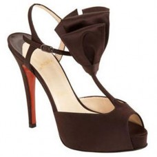 Christian Louboutin Ernesta T-Riemen 100 mm Besondere Anlässe Braun Christian Louboutin Ernesta T-Riemen 100 mm Besondere Anlässe Braun