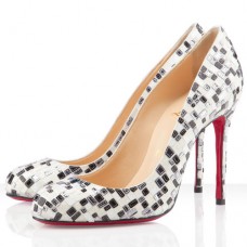 Christian Louboutin Fifi 100mm Pumps Weiß Christian Louboutin Fifi 100mm Pumps Weiß