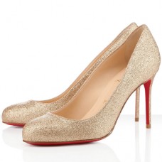 Christian Louboutin Fifi 80mm Pumps Gold Christian Louboutin Fifi 80mm Pumps Gold