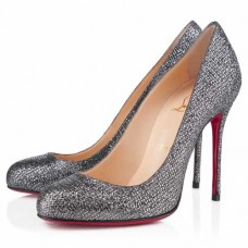 Christian Louboutin Fifi Strass Pumps, 100 mm, Grau Christian Louboutin Fifi Strass Pumps, 100 mm, Grau