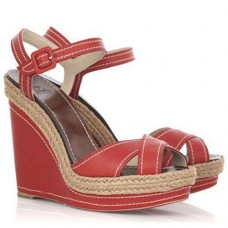 Christian Louboutin Almeria 120mm Wedges Rot Christian Louboutin Almeria 120mm Wedges Rot