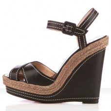 Christian Louboutin Almeria 120mm Wedges Schwarz Christian Louboutin Almeria 120mm Wedges Schwarz