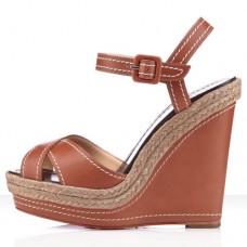 Christian Louboutin Almeria 120mm Wedges Fauve Christian Louboutin Almeria 120mm Wedges Fauve