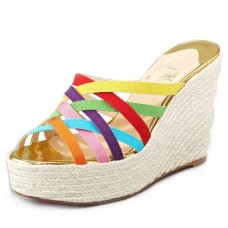 Christian Louboutin Crepon 140 mm Wedges Mehrfarbig Christian Louboutin Crepon 140 mm Wedges Mehrfarbig