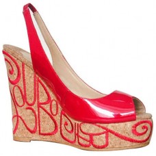Christian Louboutin Marpop 120mm Wedges Rot Christian Louboutin Marpop 120mm Wedges Rot