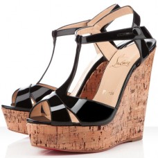 Christian Louboutin Marina Liege 140mm Wedges Schwarz Christian Louboutin Marina Liege 140mm Wedges Schwarz