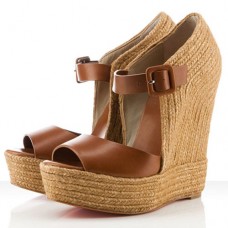Christian Louboutin Praia Espadrilles 140mm Wedges Braun Christian Louboutin Praia Espadrilles 140mm Wedges Braun
