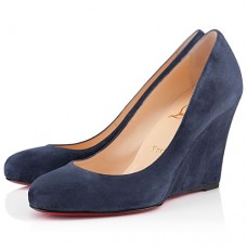 Christian Louboutin Ron Ron Zeppa 80mm Wedges Blau