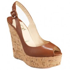 Christian Louboutin Uue Plume 140mm Wedges Braun Christian Louboutin Uue Plume 140mm Wedges Braun