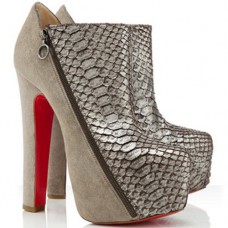 Christian Louboutin 4A 160mm Stiefeletten Taupe Christian Louboutin 4A 160mm Stiefeletten Taupe