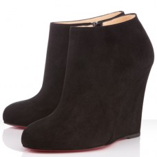 Christian Louboutin Belle Zeppa 100mm Stiefeletten Schwarz Christian Louboutin Belle Zeppa 100mm Stiefeletten Schwarz