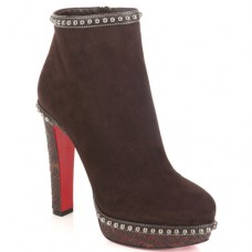 Christian Louboutin Figurina 120mm Stiefeletten Braun Christian Louboutin Figurina 120mm Stiefeletten Braun