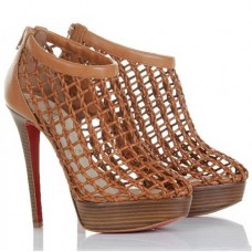 Christian Louboutin Coussin 140mm Stiefeletten Braun Christian Louboutin Coussin 140mm Stiefeletten Braun