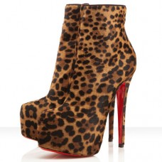 Christian Louboutin Daf Booty 160mm Stiefeletten Leopardenmuster Christian Louboutin Daf Booty 160mm Stiefeletten Leopardenmuster