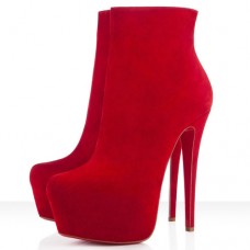 Christian Louboutin Daf Booty 160mm Stiefeletten Rot Christian Louboutin Daf Booty 160mm Stiefeletten Rot