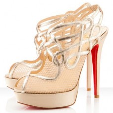 Christian Louboutin Brandaplato 140mm Stiefeletten Platine Christian Louboutin Brandaplato 140mm Stiefeletten Platine