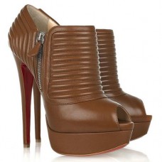 Christian Louboutin Futura 140mm Stiefeletten Braun Christian Louboutin Futura 140mm Stiefeletten Braun