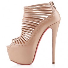 Christian Louboutin Zoulou 160mm Stiefeletten Nude Christian Louboutin Zoulou 160mm Stiefeletten Nude