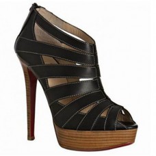 Christian Louboutin Pique Cire 140mm Stiefeletten Schwarz Christian Louboutin Pique Cire 140mm Stiefeletten Schwarz
