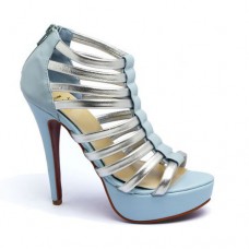 Christian Louboutin Romaine 140mm Stiefeletten Blau