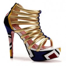 Christian Louboutin Romaine 140mm Stiefeletten, mehrfarbig