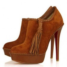 Christian Louboutin SulTaupee 140mm Stiefeletten Braun