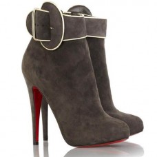 Christian Louboutin Trottinette 140mm Stiefeletten Braun Christian Louboutin Trottinette 140mm Stiefeletten Braun
