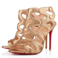 Christian Louboutin Valonana 100mm Stiefeletten Gold