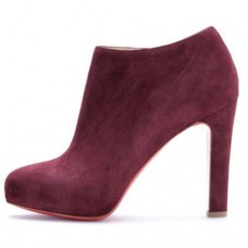 Christian Louboutin Vicky Booty 120mm Stiefeletten Pflaume Christian Louboutin Vicky Booty 120mm Stiefeletten Pflaume