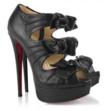 Christian Louboutin Madame Butterfly 140mm Stiefeletten Schwarz Christian Louboutin Madame Butterfly 140mm Stiefeletten Schwarz