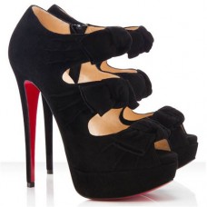 Christian Louboutin Madame Butterfly 140mm Stiefeletten Schwarz Christian Louboutin Madame Butterfly 140mm Stiefeletten Schwarz