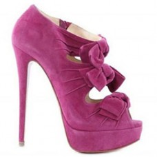 Christian Louboutin Madame Butterfly 140mm Stiefeletten Rosa Christian Louboutin Madame Butterfly 140mm Stiefeletten Rosa