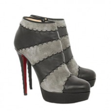 Christian Louboutin Multi Booty 140mm Stiefeletten Grau Christian Louboutin Multi Booty 140mm Stiefeletten Grau