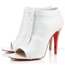 Christian Louboutin Maotic 120mm Stiefeletten Weiß Christian Louboutin Maotic 120mm Stiefeletten Weiß