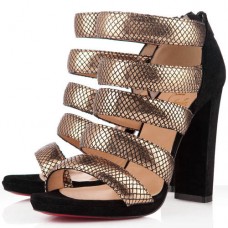 Christian Louboutin Mehari 120mm Stiefeletten Gold Christian Louboutin Mehari 120mm Stiefeletten Gold