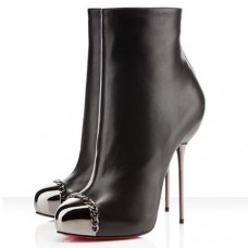 Christian Louboutin Metaliboot 120mm Stiefeletten Schwarz Christian Louboutin Metaliboot 120mm Stiefeletten Schwarz