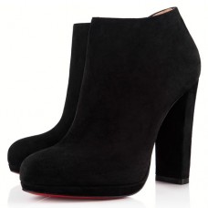Christian Louboutin Rock And Gold 120mm Stiefeletten Schwarz Christian Louboutin Rock And Gold 120mm Stiefeletten Schwarz