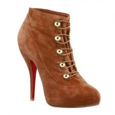 Christian Louboutin Fifre Corset 120mm Stiefeletten Braun Christian Louboutin Fifre Corset 120mm Stiefeletten Braun