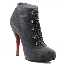 Christian Louboutin Fifre Corset 120mm Stiefeletten Grau Christian Louboutin Fifre Corset 120mm Stiefeletten Grau