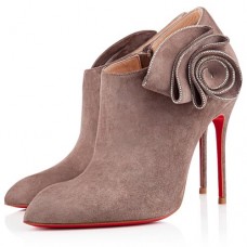 Christian Louboutin Mrs Baba 100mm Stiefeletten Taupe Christian Louboutin Mrs Baba 100mm Stiefeletten Taupe