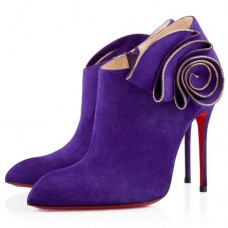 Christian Louboutin Mrs Baba 100mm Stiefeletten Parme Christian Louboutin Mrs Baba 100mm Stiefeletten Parme