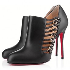 Christian Louboutin Sicherheitsstiefeletten, 100 mm, Schwarz