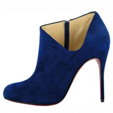Christian Louboutin Lisse 100mm Stiefeletten Blau Christian Louboutin Lisse 100mm Stiefeletten Blau